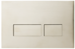 Cobra Actuator Plate For Concealed Cistern Rectangular Brushed Nickel