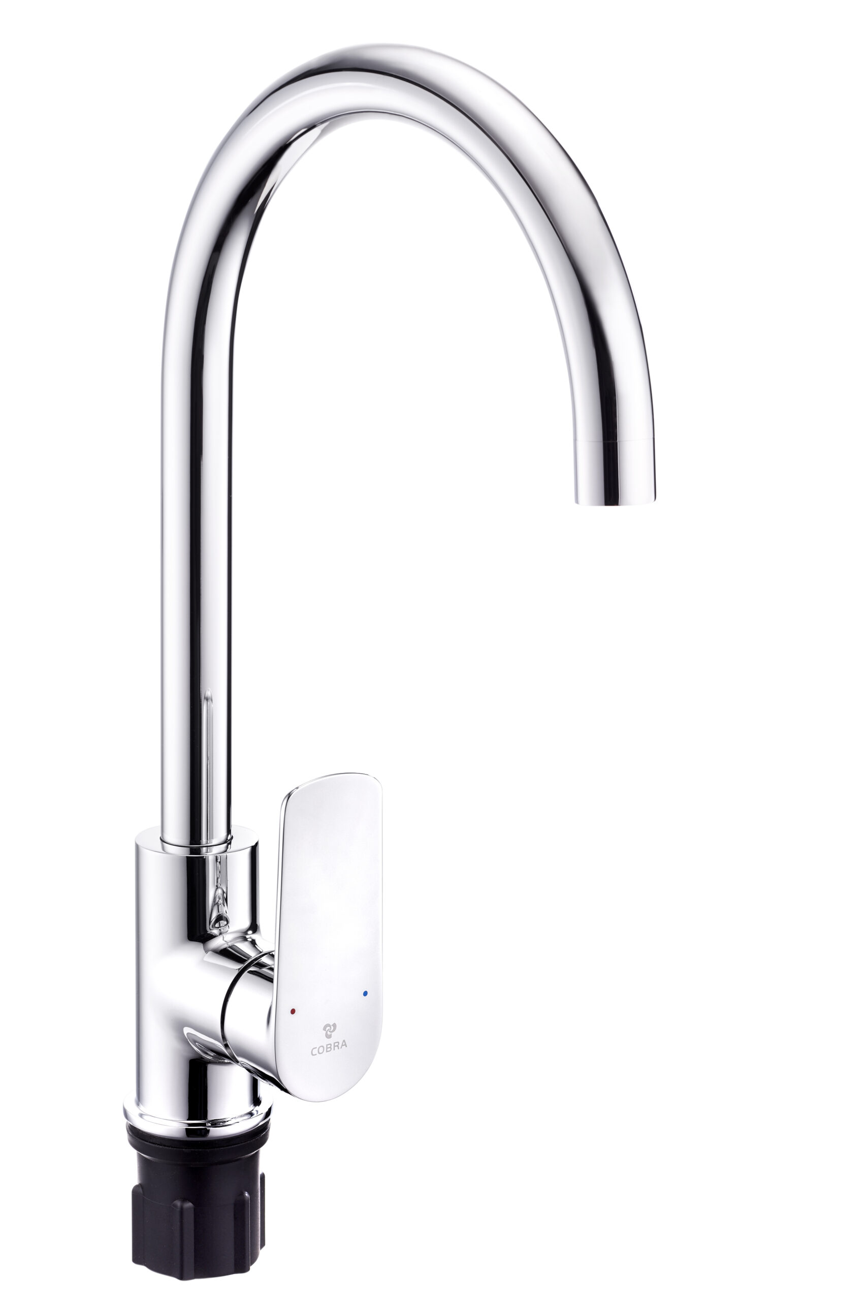 Chrome_Wide_Ki_RdXMpkA.jpg Cobra Seine Sink Mixer Pillar Type Chrome - Image 1