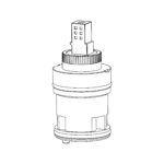 Cobra Spare Nile Cartridge Basin Mixer