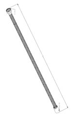 Cobra Hand Shower Hose 1700mm Stainless Steel - Image 2