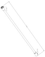 Cobra Hand Shower Hose PVC 1700mm Chrome - Image 2