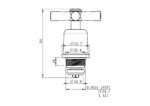 Cobra Xhandle Standard Heavy Pattern Headpart 1/2 Chrome - Image 2