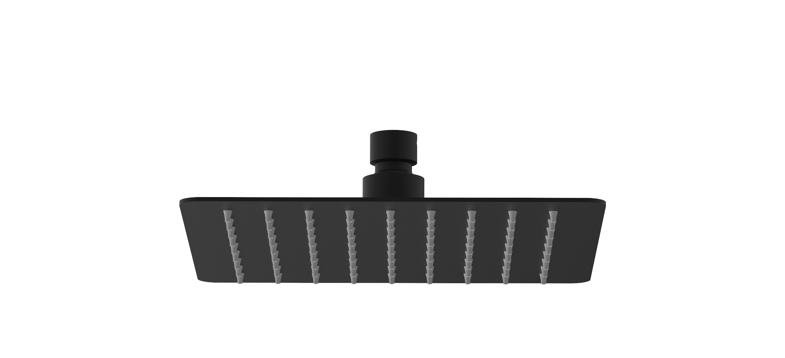 FSACHSS1-5ET01_4ekAPzN.png Cobra Arrive Shower Head 1 Spray Square 200 Matte Black - Image 1
