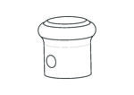 Cobra Spare Nile Diverter Cap Concealed Mixer
