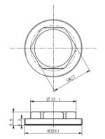 Cobra Spare Amazon Nut Concealed Mixer - Image 2