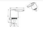 Cobra Switch Lever Bath Mixer 151 Heavy Pattern - Image 2