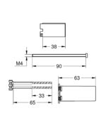 Grohe Rapido SmartBox Universal extension set single-lever mixers, 25 mm - Image 2