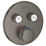 LAUNCHING MARCH 2026 Grohe Grohtherm Smartcontrol Thermostat For Concealed Installation With 2 Valves Brushed Hard Graphite