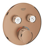 Grohe Grohtherm SmartControl Thermostat for concealed installation with 2 valves brushed warm sunset