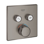 LAUNCHING MARCH 2026 Grohe Grohtherm Smartcontrol Thermostat For Concealed Installation With 2 Valves Brushed Hard Graphite