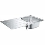 Grohe K200 Stainless steel sink with drainer stainless steel