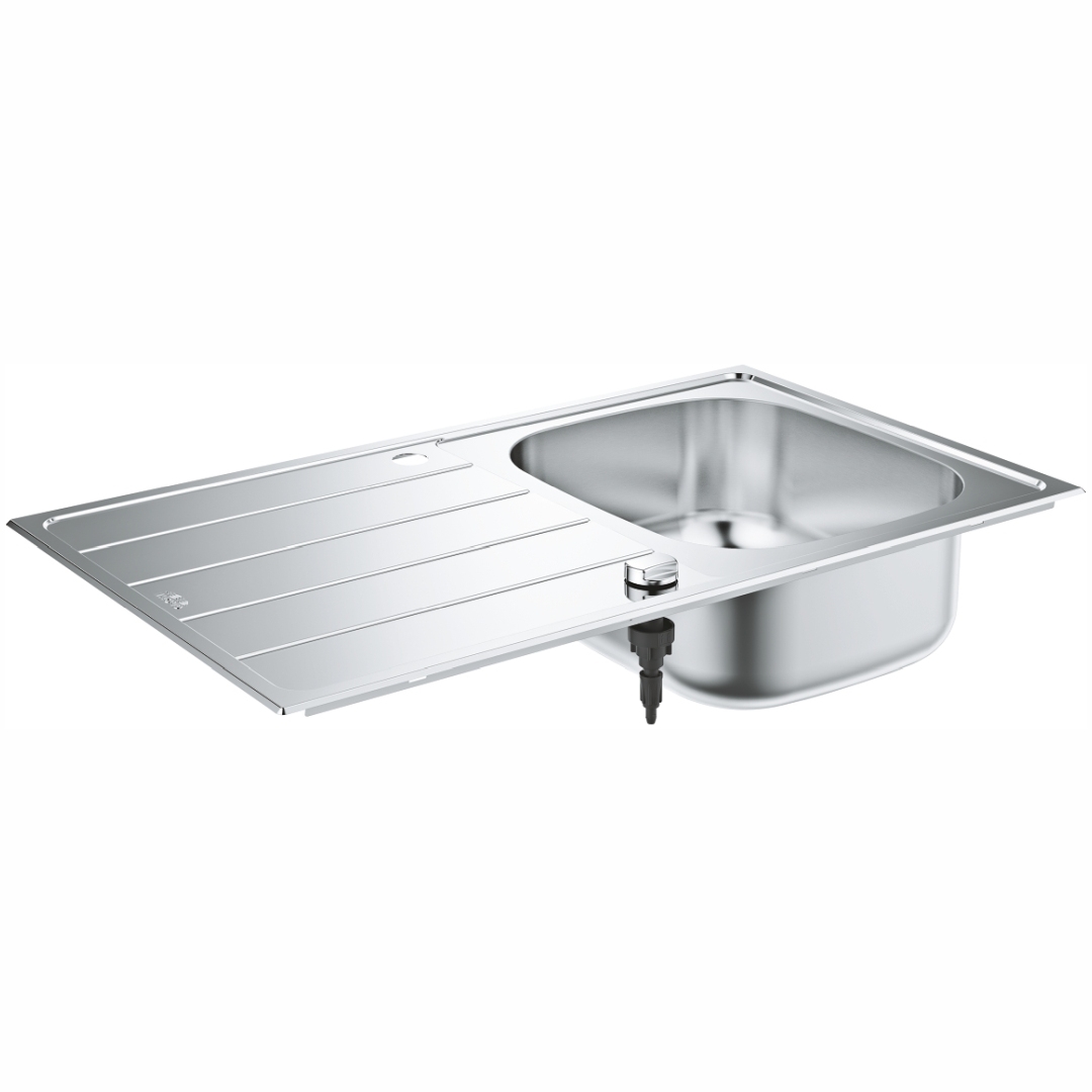 G-31552SD1.jpg Grohe K200 Stainless steel sink with drainer stainless steel - Image 1