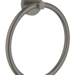 Grohe Essentials Towel ring brushed hard graphite