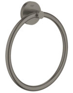 Grohe Essentials Towel ring brushed hard graphite