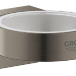 LAUNCHING MARCH 2026 Grohe Selection Glass/Soap Dish Holder Brushed Hard Graphite