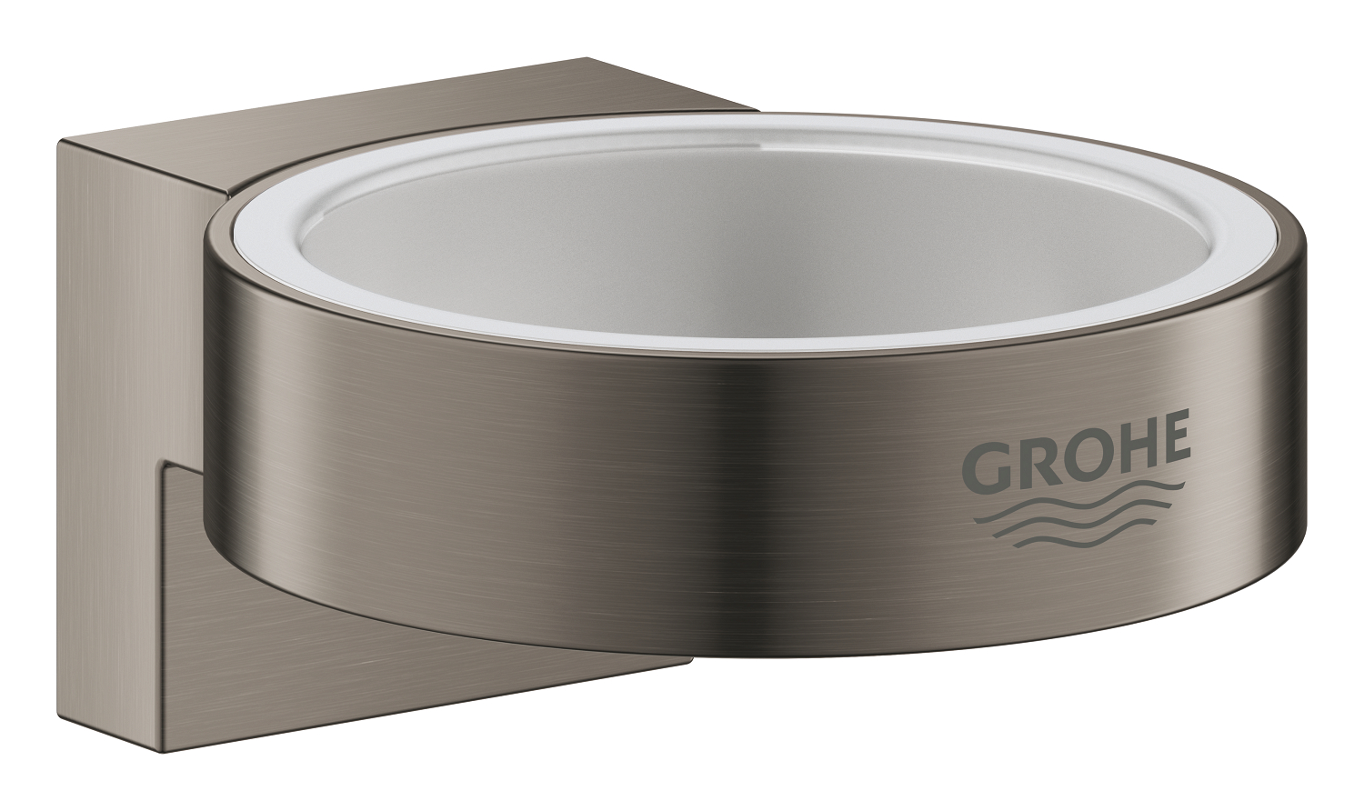 G-41027AL0.jpg LAUNCHING MARCH 2026 Grohe Selection Glass/Soap Dish Holder Brushed Hard Graphite - Image 1