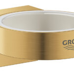 LAUNCHING MARCH 2026 Grohe Selection Glass/Soap Dish Holder Brushed Cool Sunrise