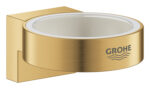 LAUNCHING MARCH 2026 Grohe Selection Glass/Soap Dish Holder Brushed Cool Sunrise