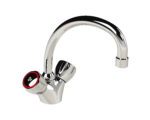 Cobra Metsi Original Light Pattern Sink Mixer Swivel Spout Pillar Type M10X1/2 FI Chrome