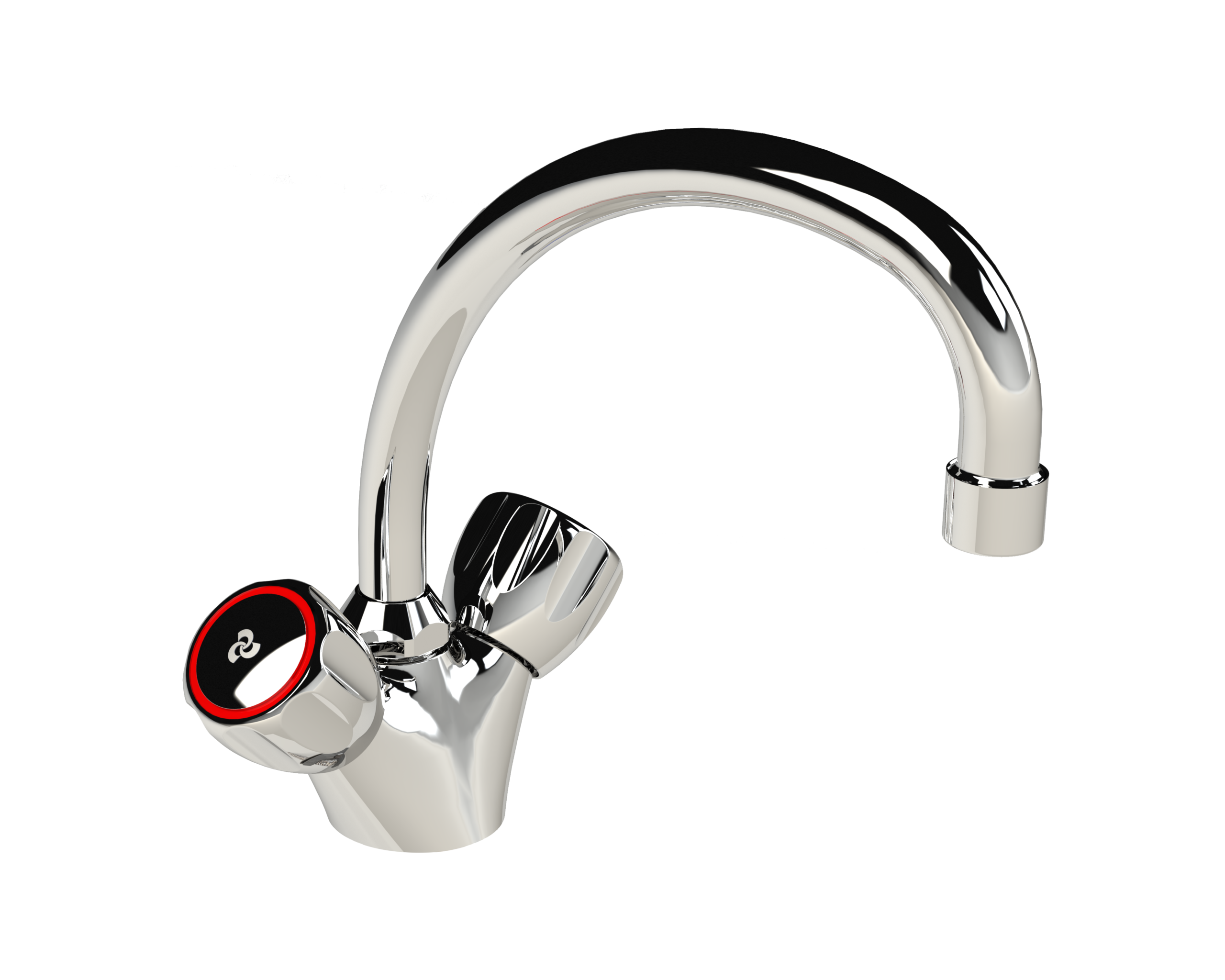 MI-296-NV.png Cobra Metsi Original Light Pattern Sink Mixer Swivel Spout Pillar Type M10X1/2 FI Chrome - Image 1