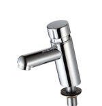 Cobra Metering Pillar Tap Self Closing 1/2BSP Male Iron Connection End Chrome