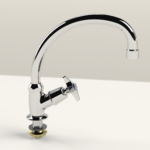 Cobra Star Original Light Pattern Pillar Tap Swivel Chrome