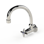 Cobra Star Original Light Pattern Wall Type Tap Swivel Chrome