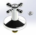 Cobra Roma Underwall Light Pattern 1/2 Headpart Chrome