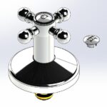 Cobra Roma Underwall Light Pattern 1/2 Headpart Chrome