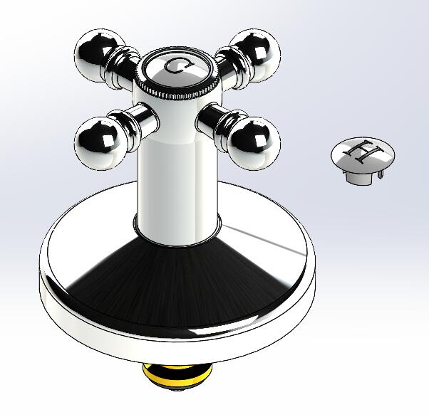 P-63-1RONV.jpg Cobra Roma Underwall Light Pattern 1/2 Headpart Chrome - Image 1