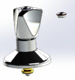 Cobra Carina Underwall Light Pattern Headpart 1/2 Chrome
