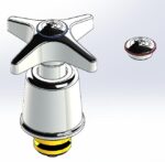 Cobra Star Standard Light Pattern Headpart 1/2 Chrome