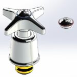 Cobra Star Standard Light Pattern Headpart 1/2 Chrome