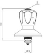 Cobra Stella Underwall Light Pattern Headpart 1/2 Chrome - Image 2