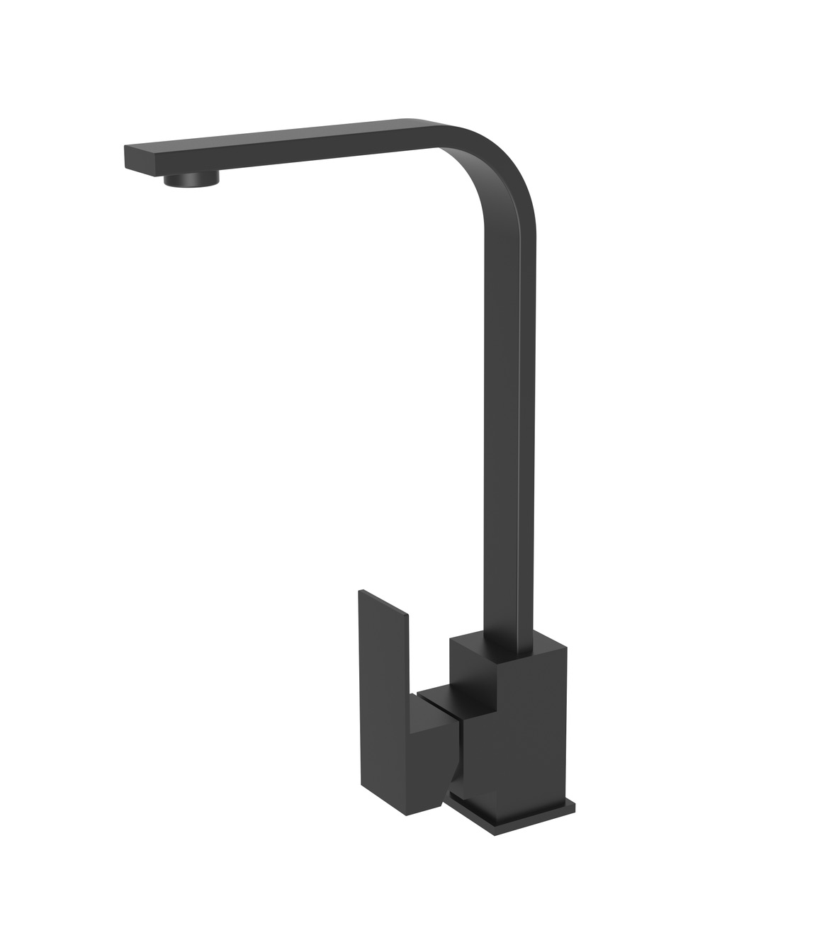 RL-970MB.jpg Cobra Relish Sink Mixer Pillar Type Swivel High Spout Square Matte Black - Image 1
