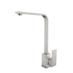 Cobra Relish Sink Mixer Pillar Type Swivel High Spout Square Matt Chrome