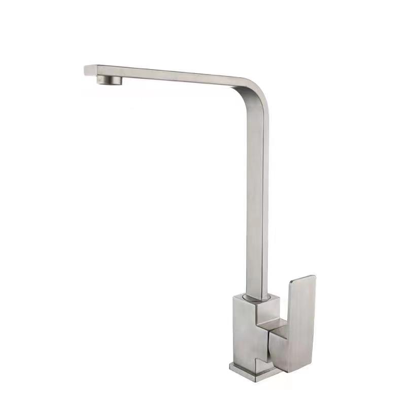RL-970MC.jpg Cobra Relish Sink Mixer Pillar Type Swivel High Spout Square Matt Chrome - Image 1