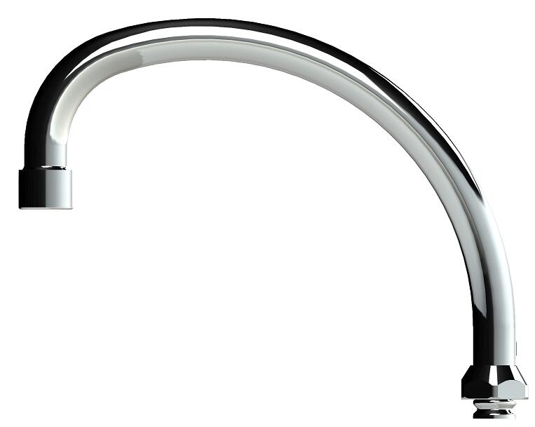 S-04110NV.jpg Cobra Spare Spout For Light Pattern Sink Mixers Chrome - Image 1