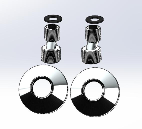 S-050L-20X15NV.jpg Cobra S-Connection for Wall type Screw Downs - Image 1