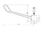 Cobra Spare Medical Lever Only Heavy Pattern Chrome - Image 2