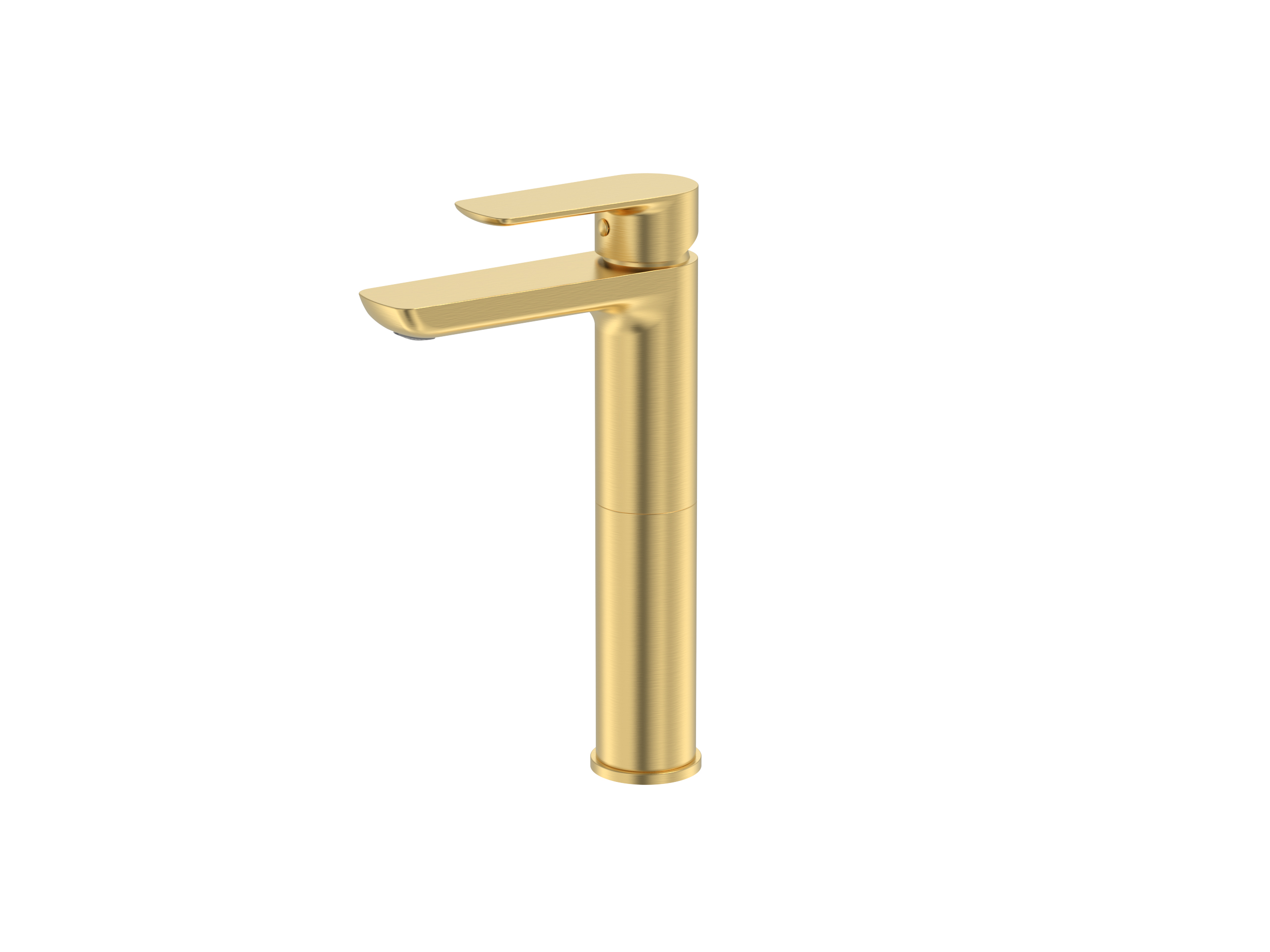 SE-951R-BG.jpg Cobra Seine Basin Mixer Raised Flow Rate Restricted to 7.0 l/min Brushed Gold - Image 1