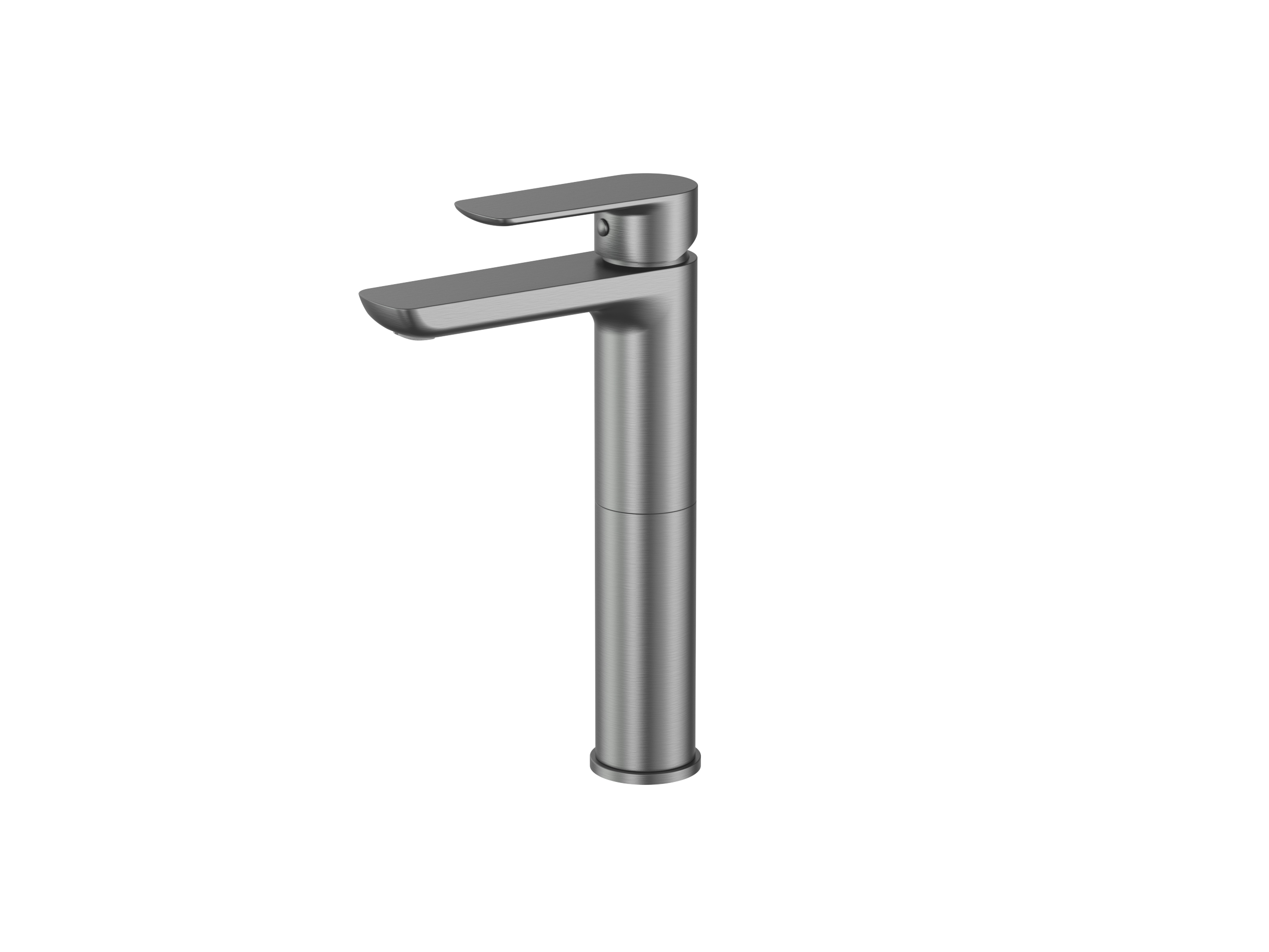 SE-951R-BGG.jpg Cobra Seine Basin Mixer Raised Brushed Gun Grey - Image 1