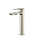 Cobra Seine Basin Mixer Raised Flow Rate Restricted to 7.0 l/min Brushed Nickel