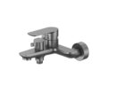 Cobra Seine Bath Mixer Exposed Wall Type Brushed Gun Grey