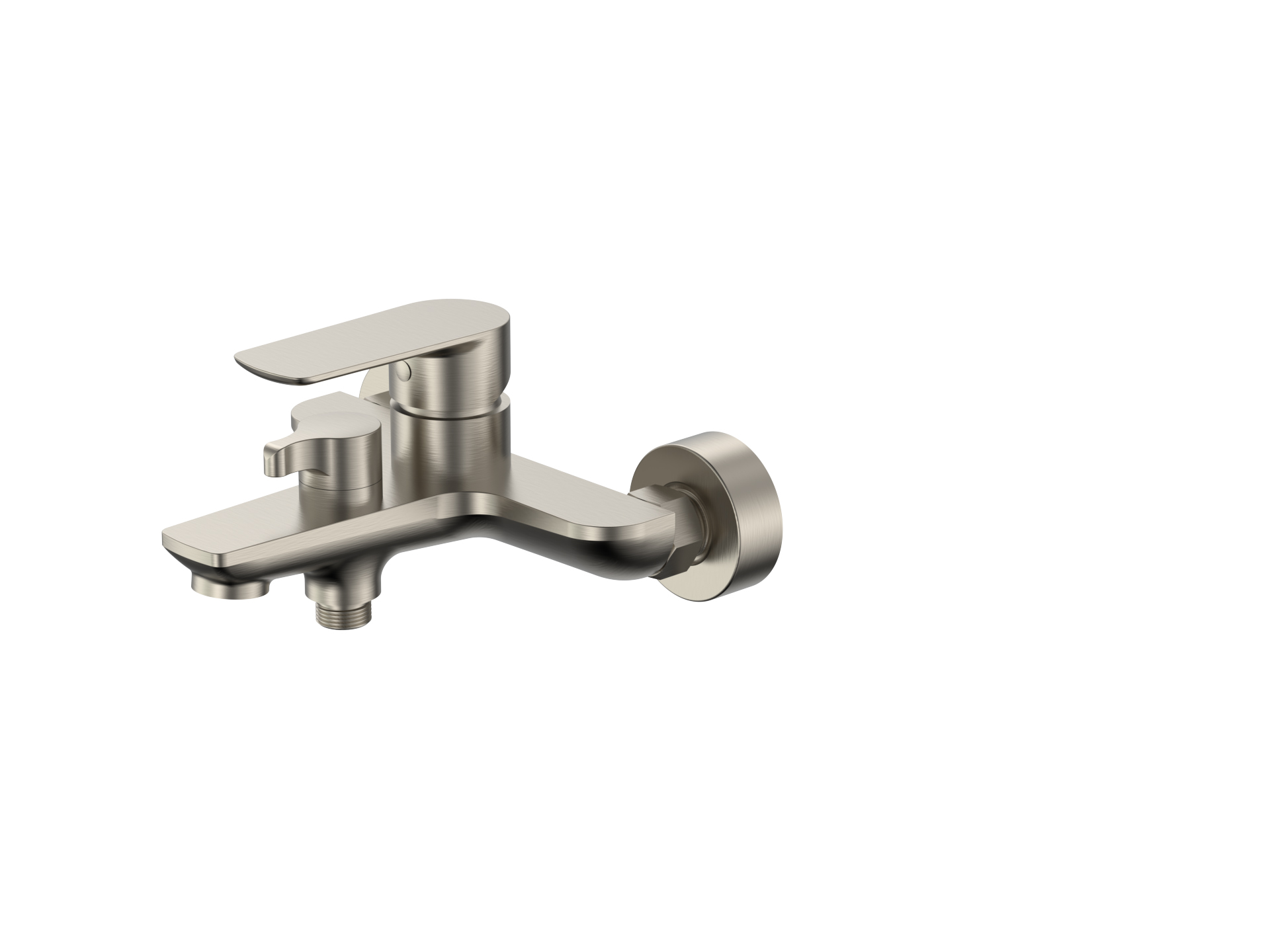 SE-959BN.jpg Cobra Seine Bath Mixer Exposed Wall Type Diverter No Handshower Brushed Nickel - Image 1