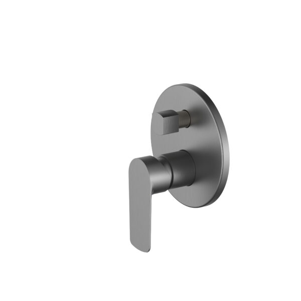 Cobra Seine Bath/Shower Concealed Diverter Mixer 4 Ports 1/2 FI Brushed Gun Grey