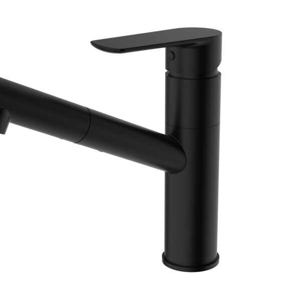 Cobra Seine Sink Mixer Pillar Type Pull-Out Matte Black