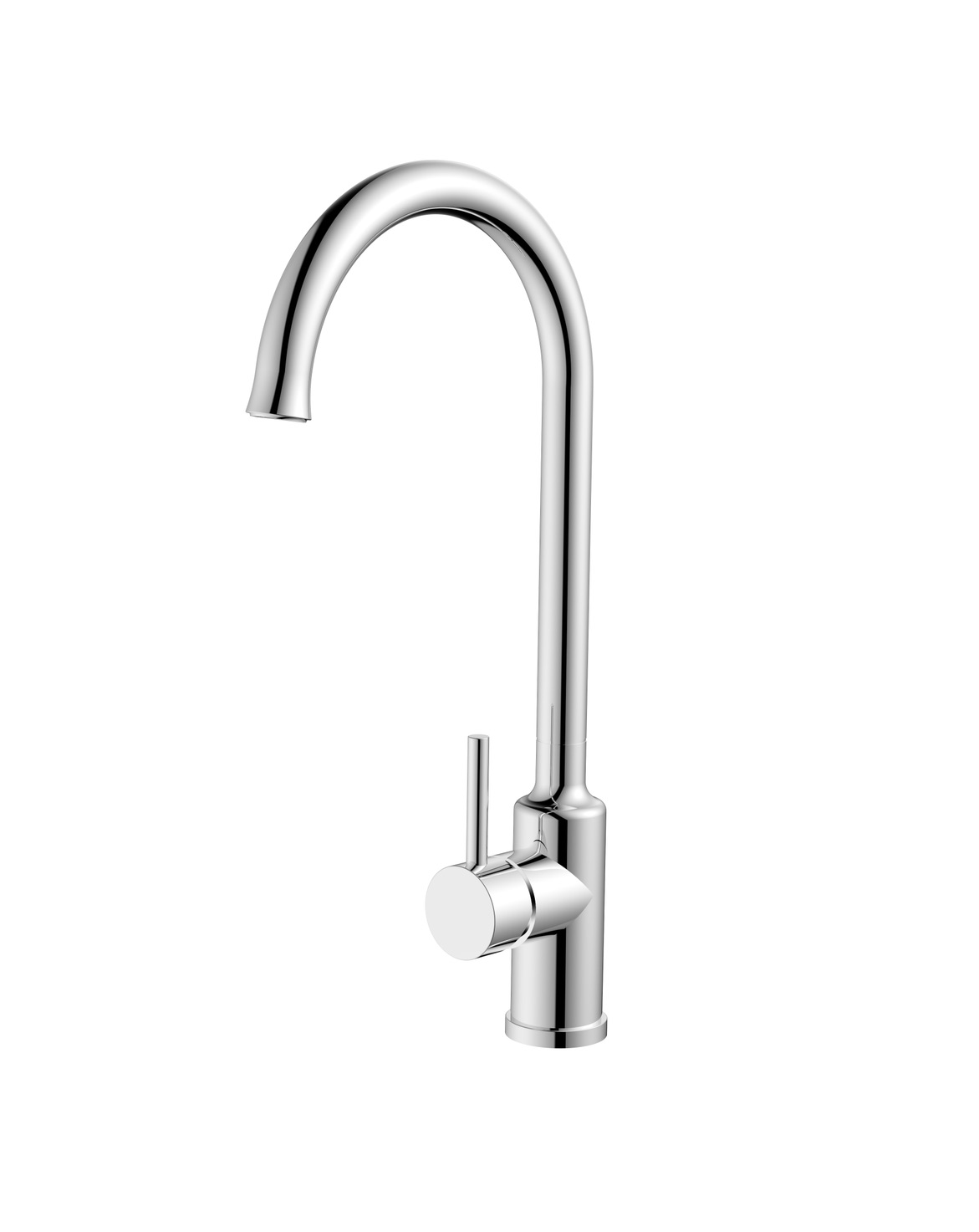 SV-970MC.jpg Cobra Savour Sink Mixer Round Swivel High Spout Pillar Type Matt Chrome - Image 1