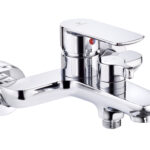 Cobra Seine Bath Mixer Exposed Wall Type Diverter No Handshower Chrome