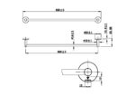 Cobra Seine Single Towel Rail Chrome - Image 2